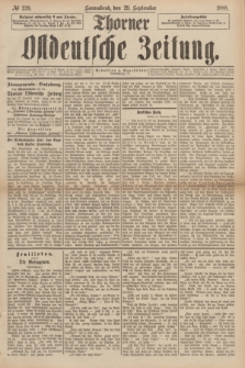 Thorner Ostdeutsche Zeitung. 1888, № 229 (29 September)