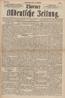 Thorner Ostdeutsche Zeitung. 1888, № 235 (6 Oktober)