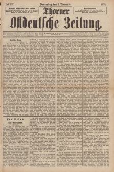 Thorner Ostdeutsche Zeitung. 1888, № 257 (1 November)