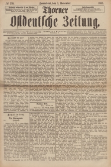 Thorner Ostdeutsche Zeitung. 1888, № 259 (3 November)