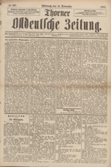 Thorner Ostdeutsche Zeitung. 1888, № 268 (14 November)