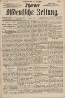 Thorner Ostdeutsche Zeitung. 1888, № 277 (24 November)