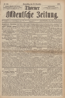 Thorner Ostdeutsche Zeitung. 1888, № 299 (20 Dezember)