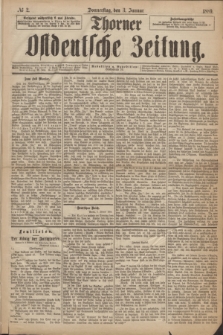 Thorner Ostdeutsche Zeitung. 1889, № 2 (3 Januar)