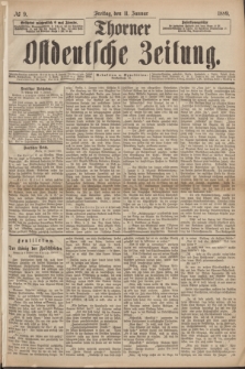 Thorner Ostdeutsche Zeitung. 1889, № 9 (11 Januar)