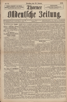 Thorner Ostdeutsche Zeitung. 1889, № 24 (29 Januar)