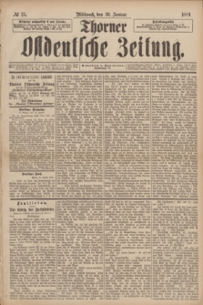 Thorner Ostdeutsche Zeitung. 1889, № 25 (30 Januar)