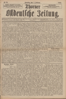 Thorner Ostdeutsche Zeitung. 1889, № 29 (3 Februar)