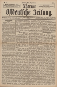 Thorner Ostdeutsche Zeitung. 1889, № 41 (17 Februar)