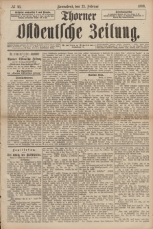 Thorner Ostdeutsche Zeitung. 1889, № 46 (23 Februar)