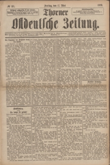 Thorner Ostdeutsche Zeitung. 1889, № 114 (17 Mai)