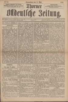 Thorner Ostdeutsche Zeitung. 1889, № 115 (18 Mai)