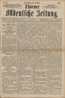 Thorner Ostdeutsche Zeitung. 1889, № 119 (23 Mai)