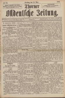 Thorner Ostdeutsche Zeitung. 1889, № 123 (28 Mai)