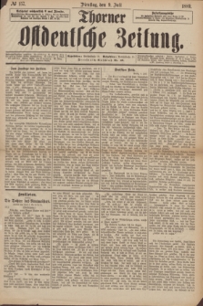 Thorner Ostdeutsche Zeitung. 1889, № 157 (9 Juli)