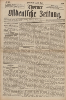 Thorner Ostdeutsche Zeitung. 1889, № 167 (20 Juli)