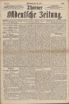 Thorner Ostdeutsche Zeitung. 1889, № 170 (24 Juli)