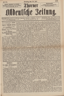Thorner Ostdeutsche Zeitung. 1889, № 175 (30 Juli)
