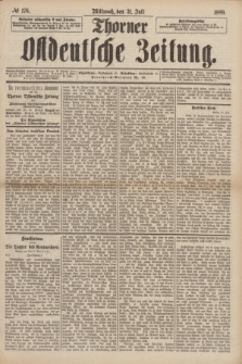 Thorner Ostdeutsche Zeitung. 1889, № 176 (31 Juli)