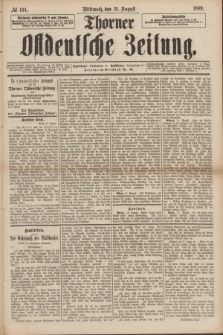 Thorner Ostdeutsche Zeitung. 1889, № 194 (21 August)