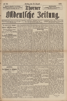 Thorner Ostdeutsche Zeitung. 1889, № 196 (23 August)