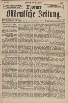 Thorner Ostdeutsche Zeitung. 1889, № 200 (28 August)