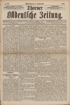 Thorner Ostdeutsche Zeitung. 1889, № 206 (4 September)