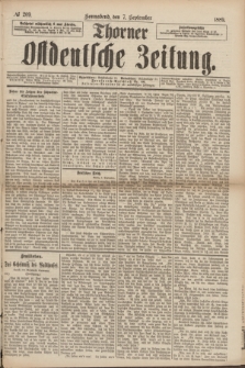 Thorner Ostdeutsche Zeitung. 1889, № 209 (7 September)