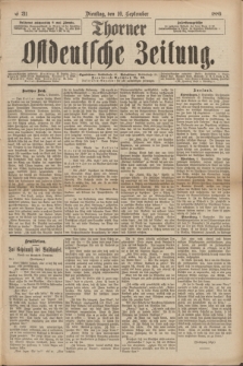 Thorner Ostdeutsche Zeitung. 1889, № 211 (10 September)
