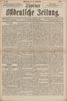 Thorner Ostdeutsche Zeitung. 1889, № 212 (11 September)
