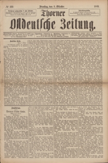 Thorner Ostdeutsche Zeitung. 1889, № 235 (8 Oktober)