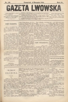 Gazeta Lwowska. 1892, nr 176