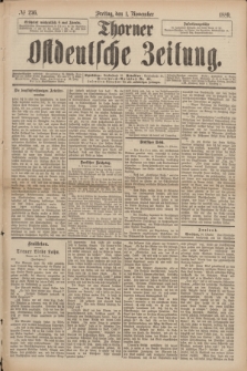Thorner Ostdeutsche Zeitung. 1889, № 256 (1 November)