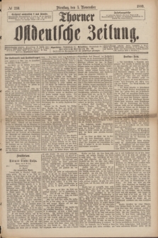 Thorner Ostdeutsche Zeitung. 1889, № 259 (5 November)
