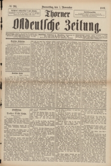 Thorner Ostdeutsche Zeitung. 1889, № 261 (7 November)