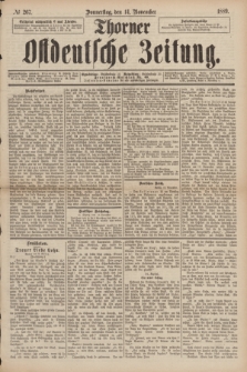 Thorner Ostdeutsche Zeitung. 1889, № 267 (14 November)