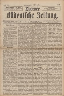 Thorner Ostdeutsche Zeitung. 1889, № 288 (8 Dezember) + dod.