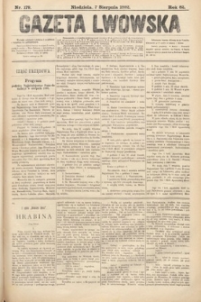 Gazeta Lwowska. 1892, nr 179