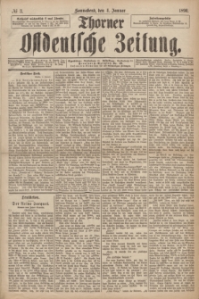 Thorner Ostdeutsche Zeitung. 1890, № 3 (4 Januar)