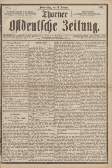 Thorner Ostdeutsche Zeitung. 1890, № 7 (9 Januar)