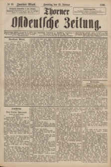 Thorner Ostdeutsche Zeitung. 1890, № 10 (12 Januar) - Zweites Blatt