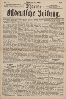 Thorner Ostdeutsche Zeitung. 1890, № 14 (17 Januar)