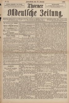 Thorner Ostdeutsche Zeitung. 1890, № 21 (25 Januar)