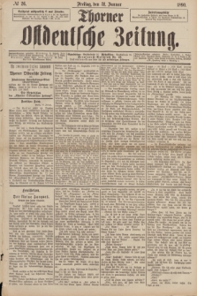 Thorner Ostdeutsche Zeitung. 1890, № 26 (31 Januar)