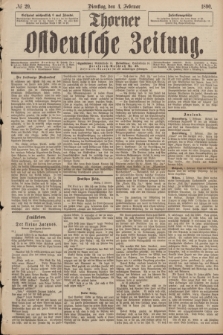 Thorner Ostdeutsche Zeitung. 1890, № 29 (4 Februar)