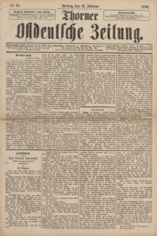 Thorner Ostdeutsche Zeitung. 1890, № 38 (14 Februar)