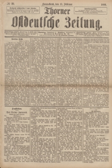 Thorner Ostdeutsche Zeitung. 1890, № 39 (15 Februar)