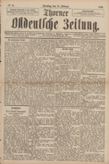 Thorner Ostdeutsche Zeitung. 1890, № 41 (18 Februar)