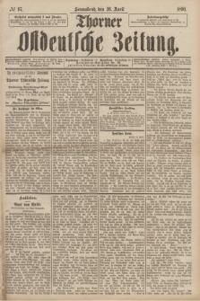 Thorner Ostdeutsche Zeitung. 1890, № 97 (26 April)