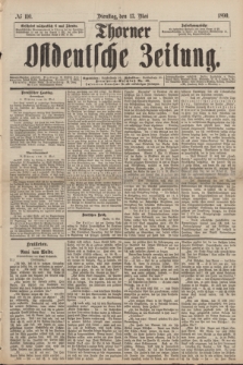 Thorner Ostdeutsche Zeitung. 1890, № 110 (13 Mai)